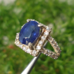 Cincin Bertuah Blue Sapphire
