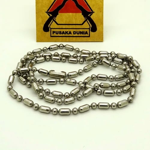 kalung rantai padi titanium pusaka dunia kalung rantai padi titanium pusaka dunia