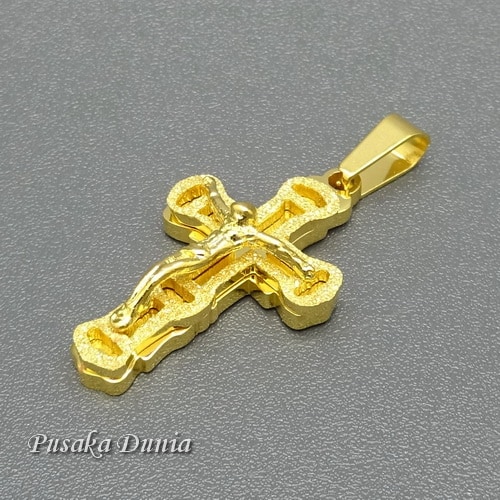 liontin bandul kalung salib lapis emas pusaka dunia liontin bandul kalung salib lapis emas pusaka dunia