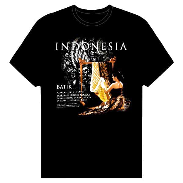  Kaos  Seni Batik  Tulis Pusaka Dunia