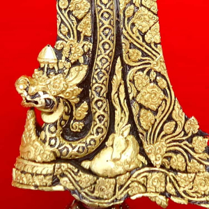 Keris Naga Sasra Kinatah Emas Murni