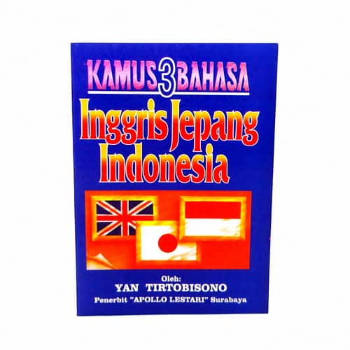 Buku Kamus  3 Bahasa  Inggris Jepang  Indonesia 