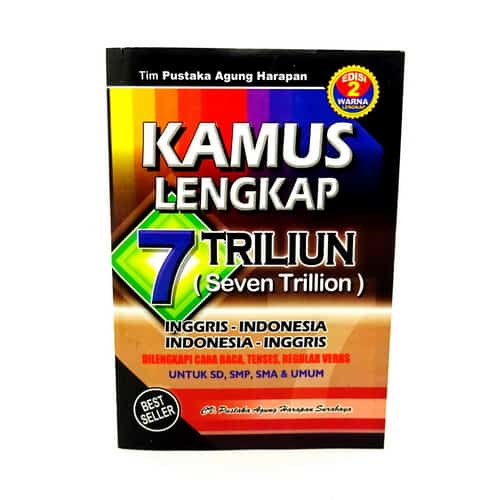 Buku Kamus Bahasa  Inggris  Indonesia Tujuh Triliun 