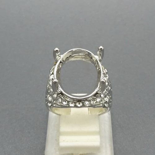  Cincin Rhodium  Cangkang Untuk Mustika Pusaka Dunia