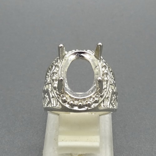  Cincin Rhodium  Untuk Batu Mustika Pusaka Dunia