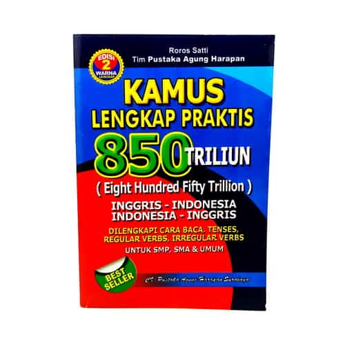 Buku Kamus Inggris Indonesia Lengkap Praktis - Pusaka Dunia