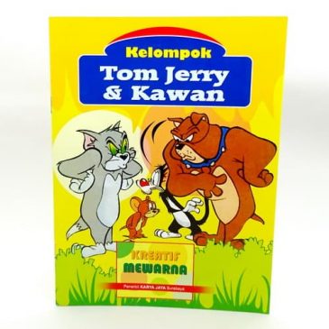  Buku Mewarna  Kartun Tom Jerry Pusaka Dunia