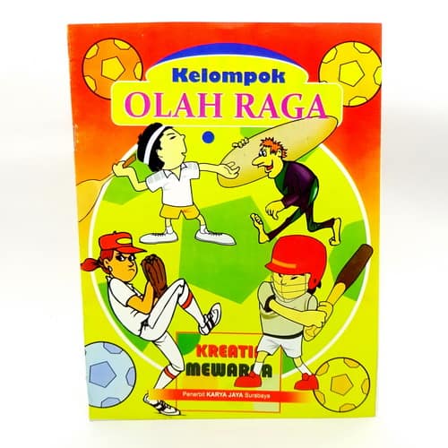 Buku Kreatif Mewarna Olahraga - Pusaka Dunia