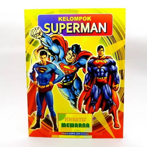 Buku Kreatif Mewarna Superman