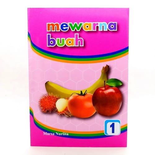 Buku Mewarna Gambar Aneka Buah