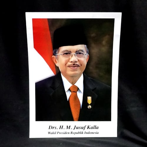 Poster Besar Wakil Presiden Indonesia Drs H M Jusuf Kalla