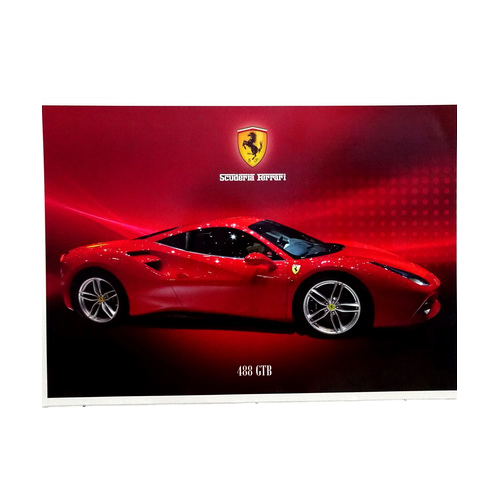 Poster Supercar Ferrari 488 GTB - Pusaka Dunia