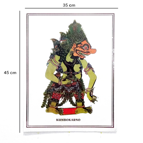  Poster  Wayang  Kumbokarno Pusaka Dunia