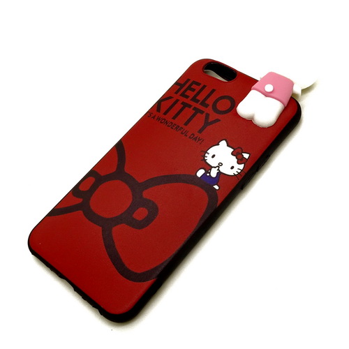 Silicone Case Standing Hello  Kitty  Oppo  A57 Pusaka Dunia