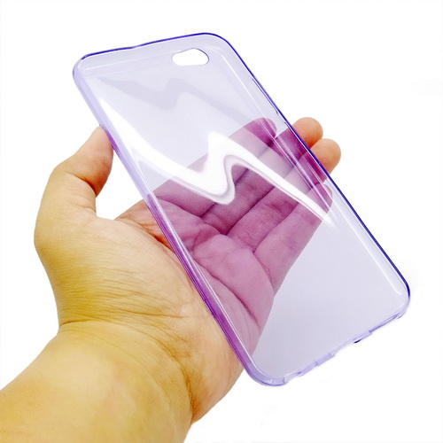 Softshell Ultrathin Vivo V5 Ungu Transparan - Pusaka Dunia