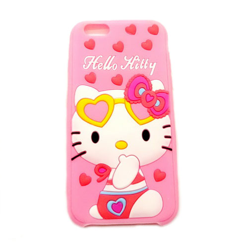 IPhone 6 Pink Silicon Case Hello Kitty - Pusaka Dunia