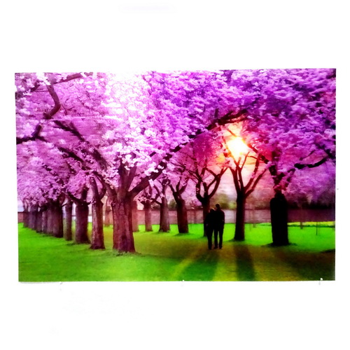Poster Bunga Sakura 3D Pusaka Dunia