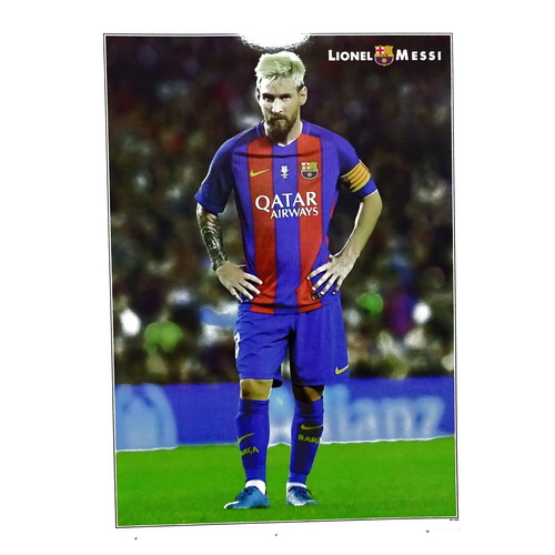 Poster Lionel Messi  Barcelona  Pusaka Dunia