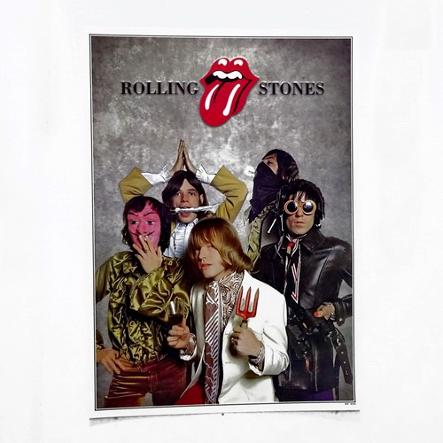 Poster Personil Rolling Stones Pusaka Dunia