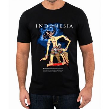 Kaos Gambar  Wayang Bima  Pusaka Dunia