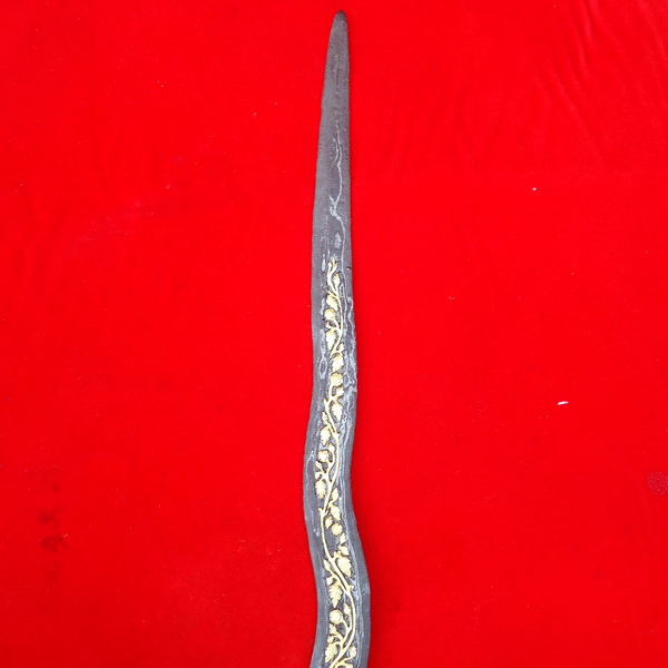 Keris Kanjeng Kyai Megantoro Kinatah Emas Asli Koleksi Sesepuh